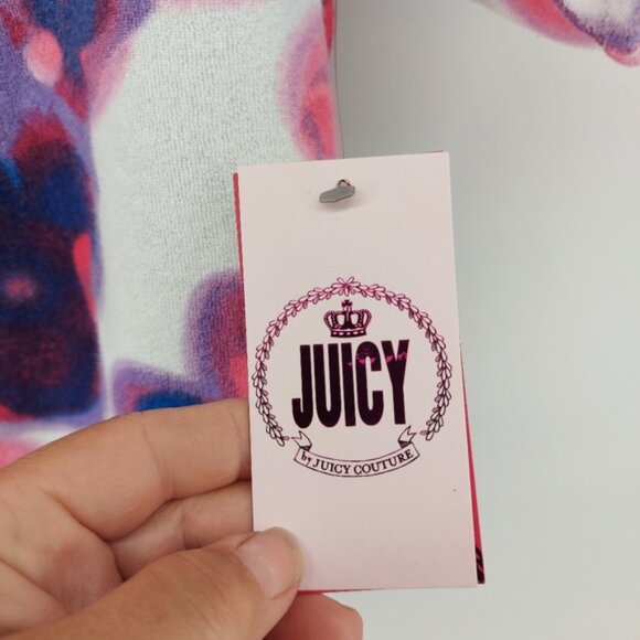 Juicy Couture TShirt Cropped Terry All Over Floral cropped - Picture 5 of 7